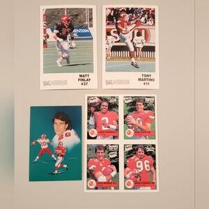 Findlay Martino Flutie Calgary Herald cards